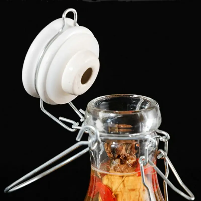 Avertan tea vintage lock 500ml 1 liter 1000ml 2 liter feeding glass bottle packaging for milk