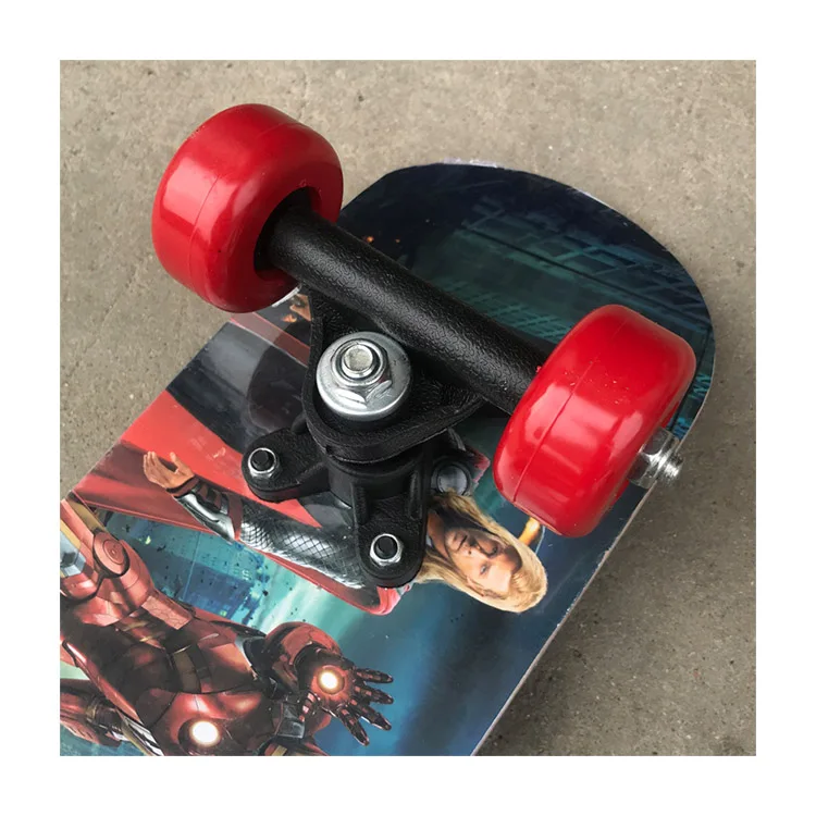 
Custom double kick skateboard deck graphic skate board for kids 10 year 