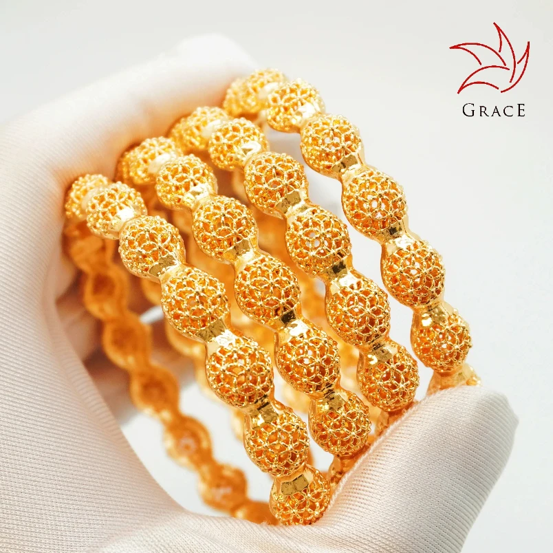 Custom Personalized Wedding Bangles Champagne Gold Plated Wrist Bracelets Indian Jewelry Kundan Bracelet Bangle Kada For Women