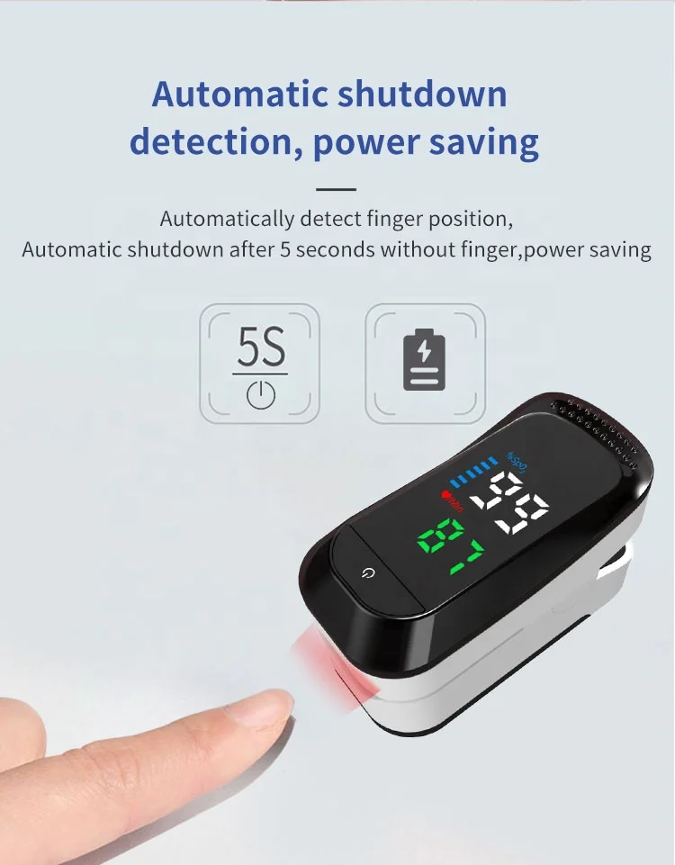 VDINK Handheld Pulse Oximeters Monitor Application Oxymetre Finger Spo2- Machine Children Oximeters Fingertip