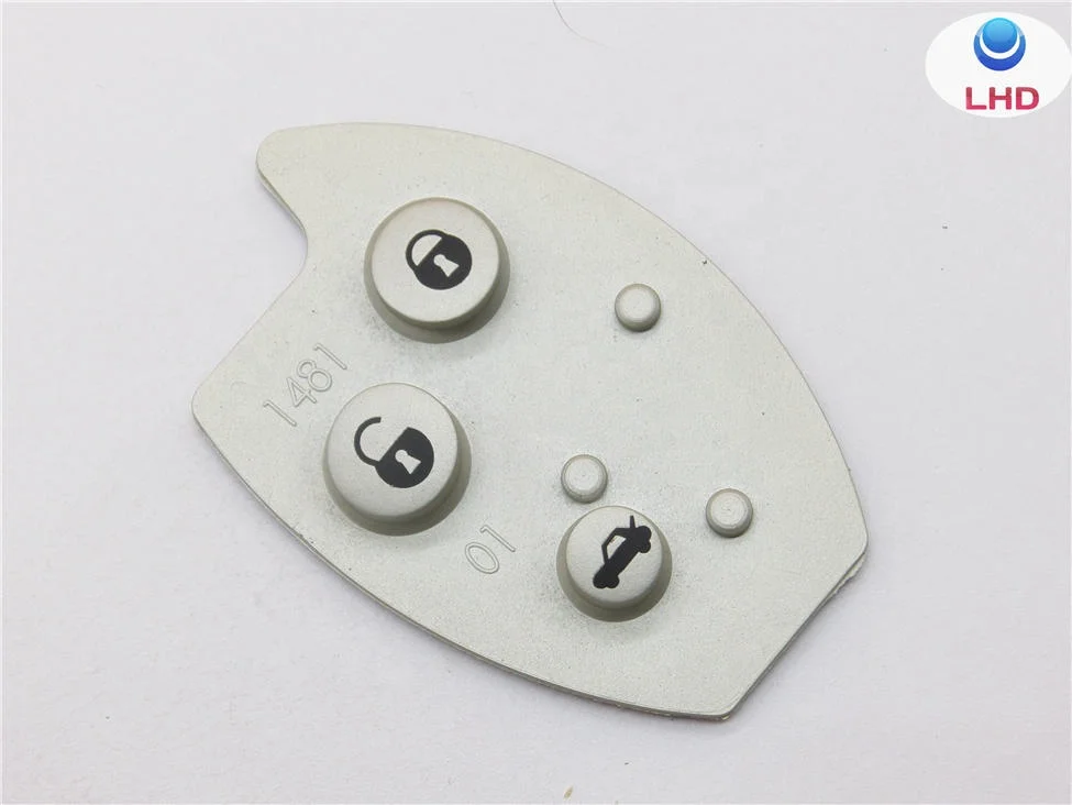 Remote Key Shell Fob Case for Citroen C3 C4 C5 Saxo Xsara Picasso Berlingo 3 Button with Rubber Pad Car Accessories Alarm