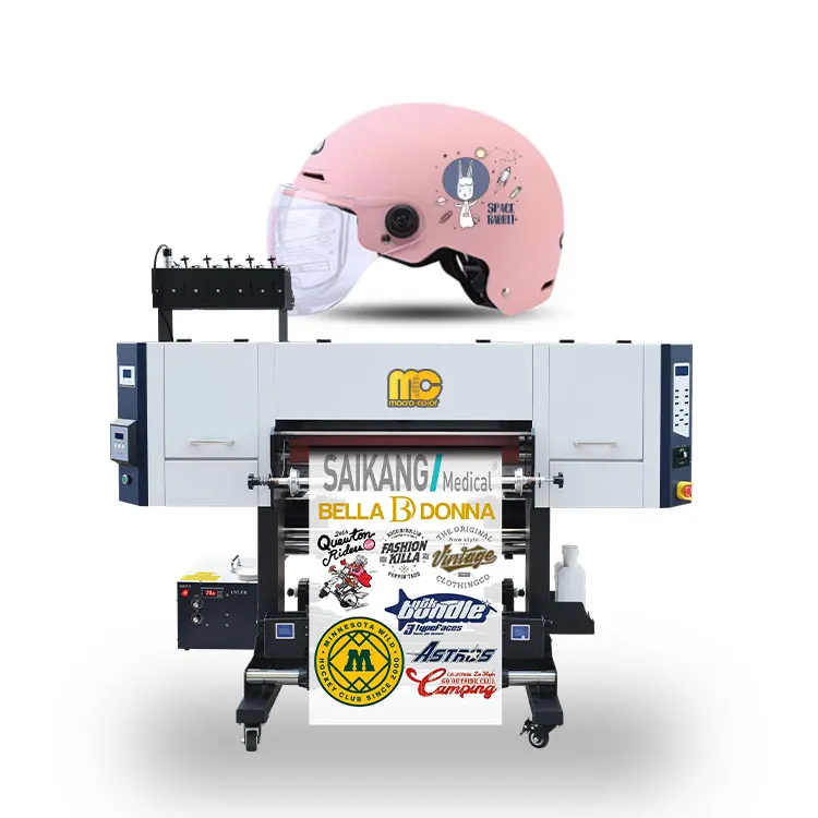hot sale 70cm uv dtf printer varnish A/B film sticker printing machine for crystal label printer Glass Board Wood