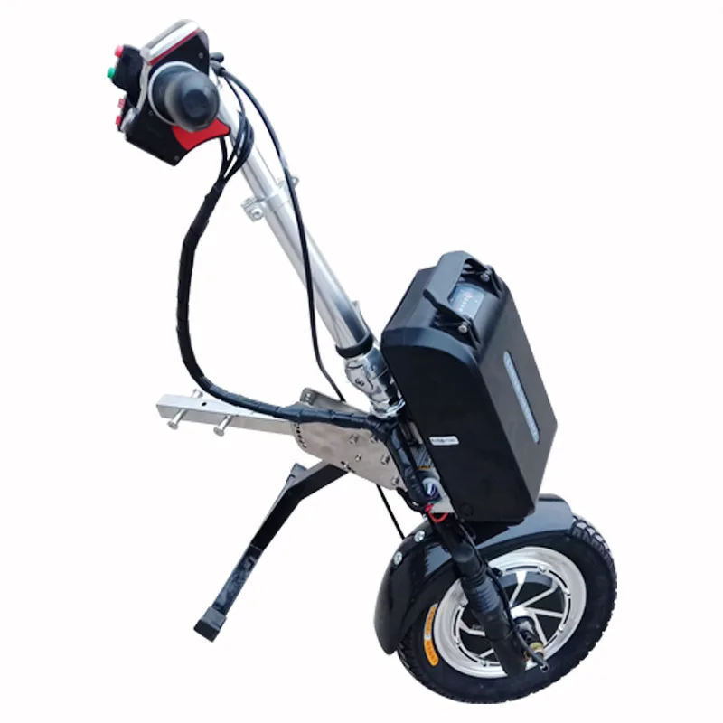 Wheelchair Attachment Front One Wheel Attachable Handbike 48v 500w Electric Wheelchair Handcycle for Wheelchair