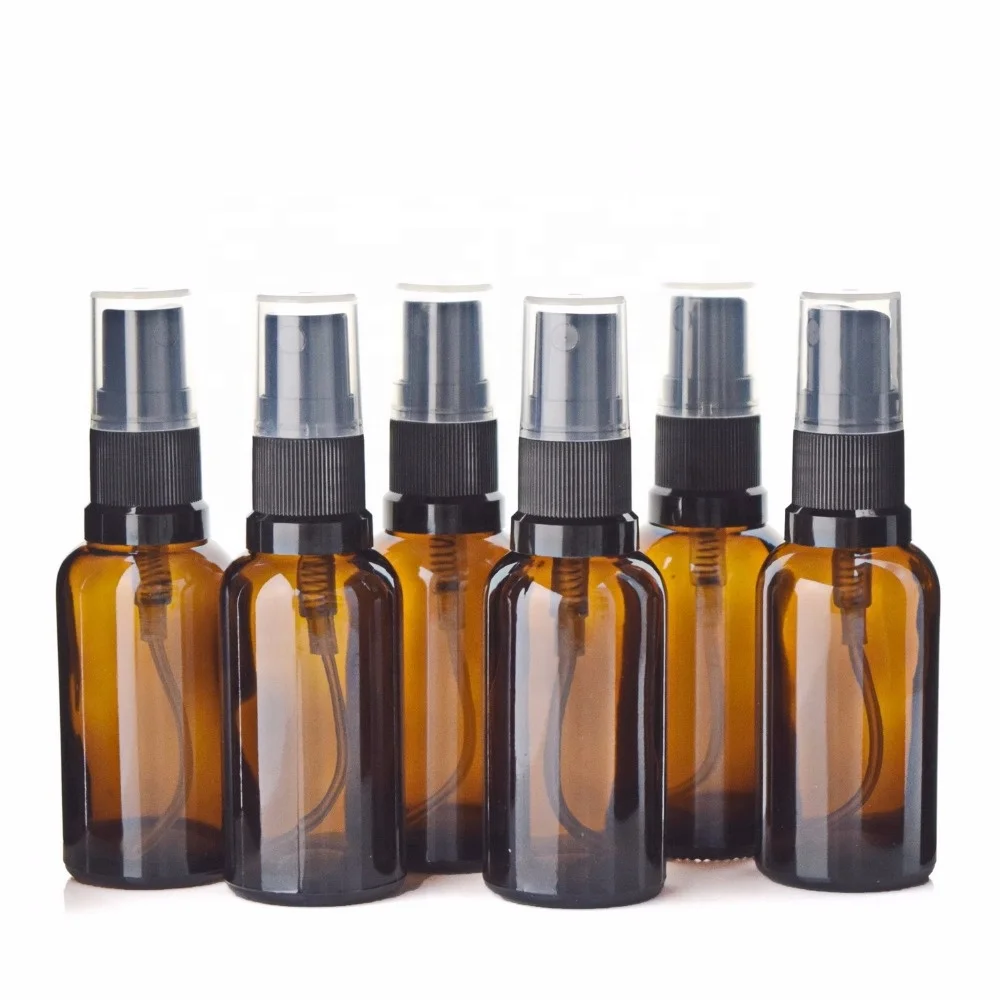 Small 5ml Perfume Spray Bottle 10ml 15ml 20ml 30ml 50ml 100ml Amber Glass Essential Oil Sprayer Bottle