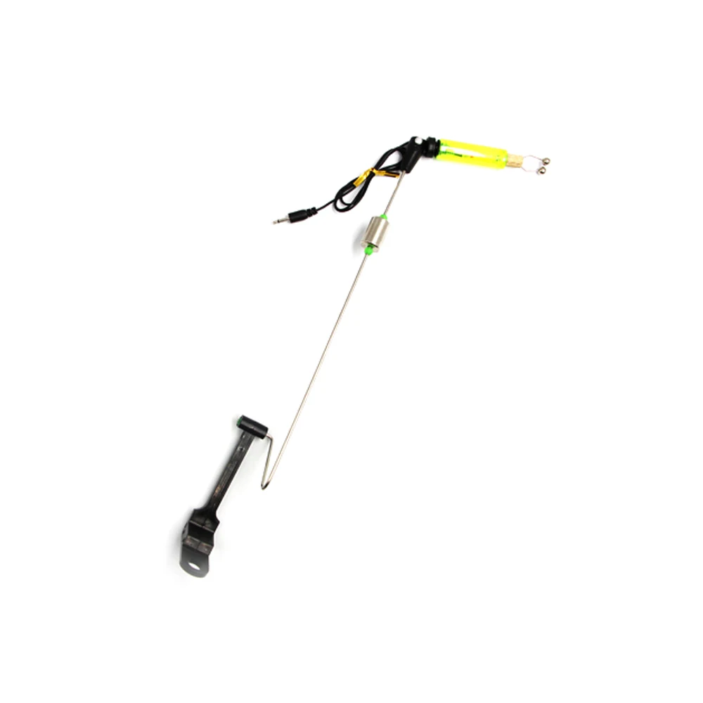 selco  Colors Mixed Fishing Alarms Bite Fishing Bite Alarm Set  red LED Illuminated Indicator Carp Bite Alarm Hanger Swinger