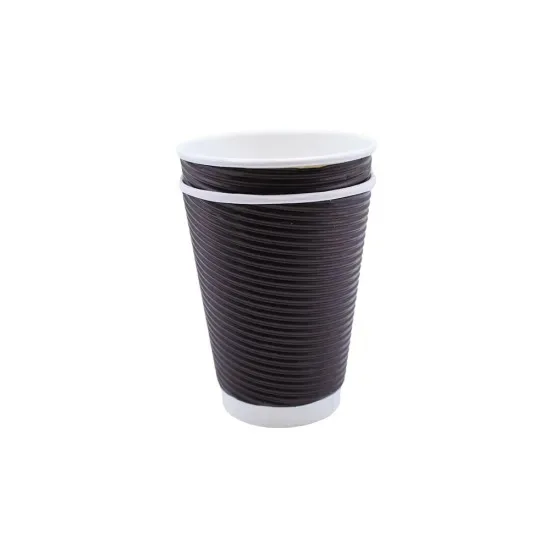 Compostable Biodegradable Travel Take Away Disposable Plain Paper Plates and 8oz 250ml Coffee Cups