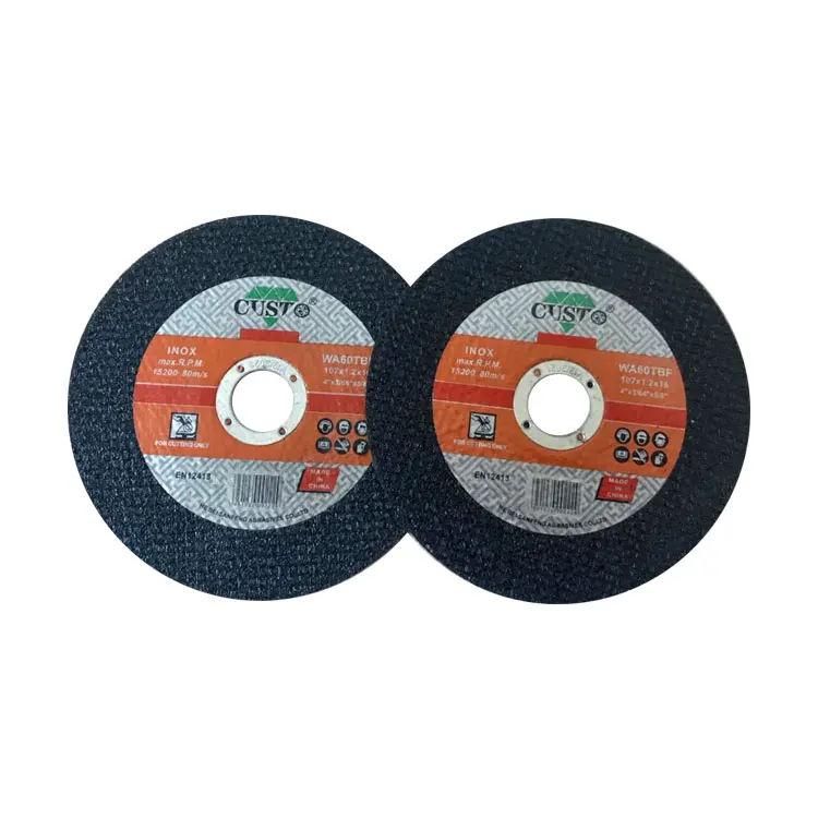 Abrasive Manufacturer Resin Disc Cutter 4 Inch Metal Abrasive Cutting Disc for Stainless Steel