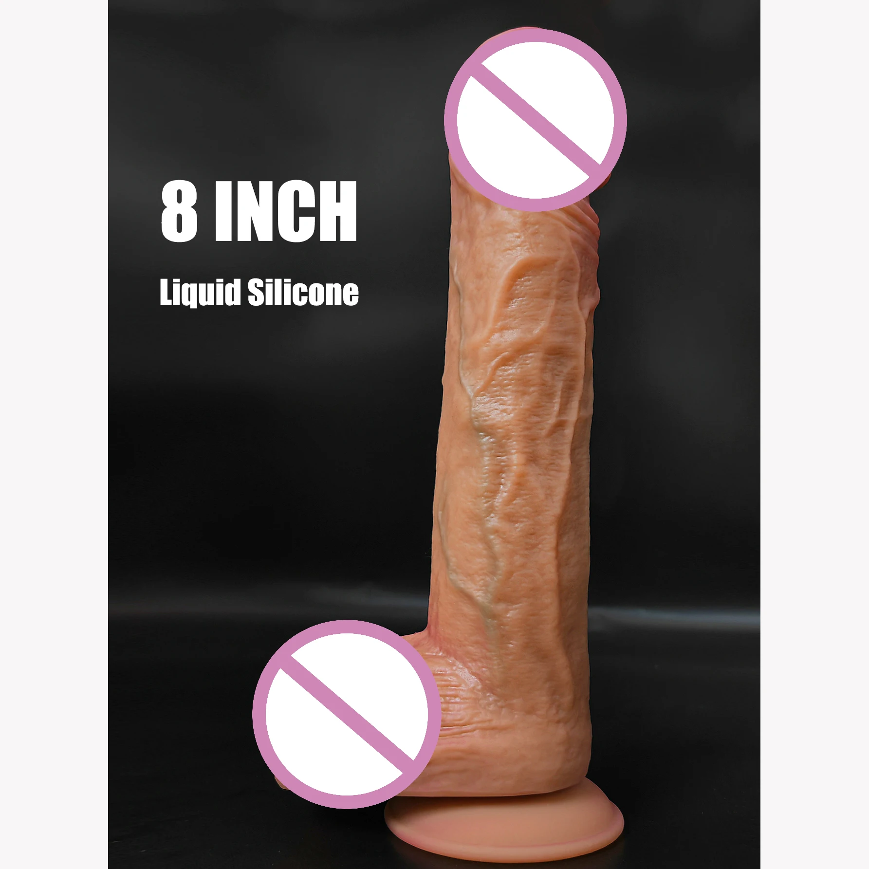 Top Selling Huge Realistic Dildos for Women PVC Dildo Artificial Penis with Suction Cup