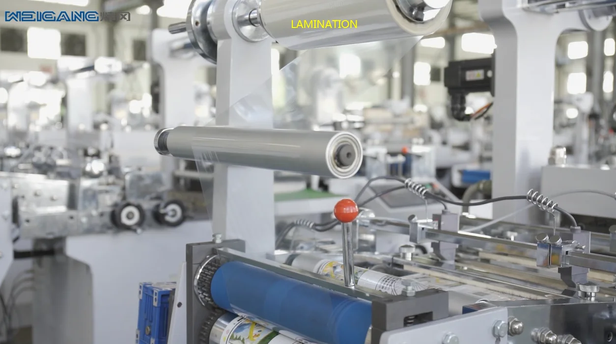 Top Hot WEIGANG WQM-420 Roll To Roll Label Die Cutting Machine with sheeter