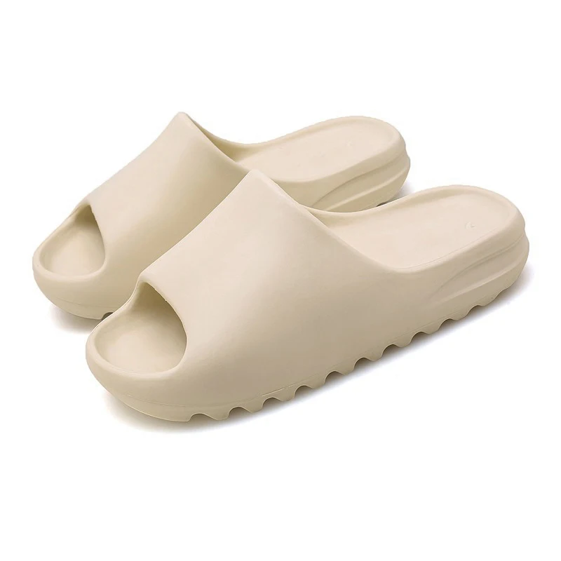  Original High Quality Couple Brand Logo Custom logo Slides Women Yeezy Shoes Ladies Men