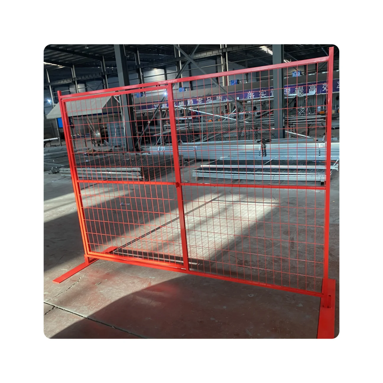 Temporary Fence Gate for Sites of Canada Style Temporary Fence Usage