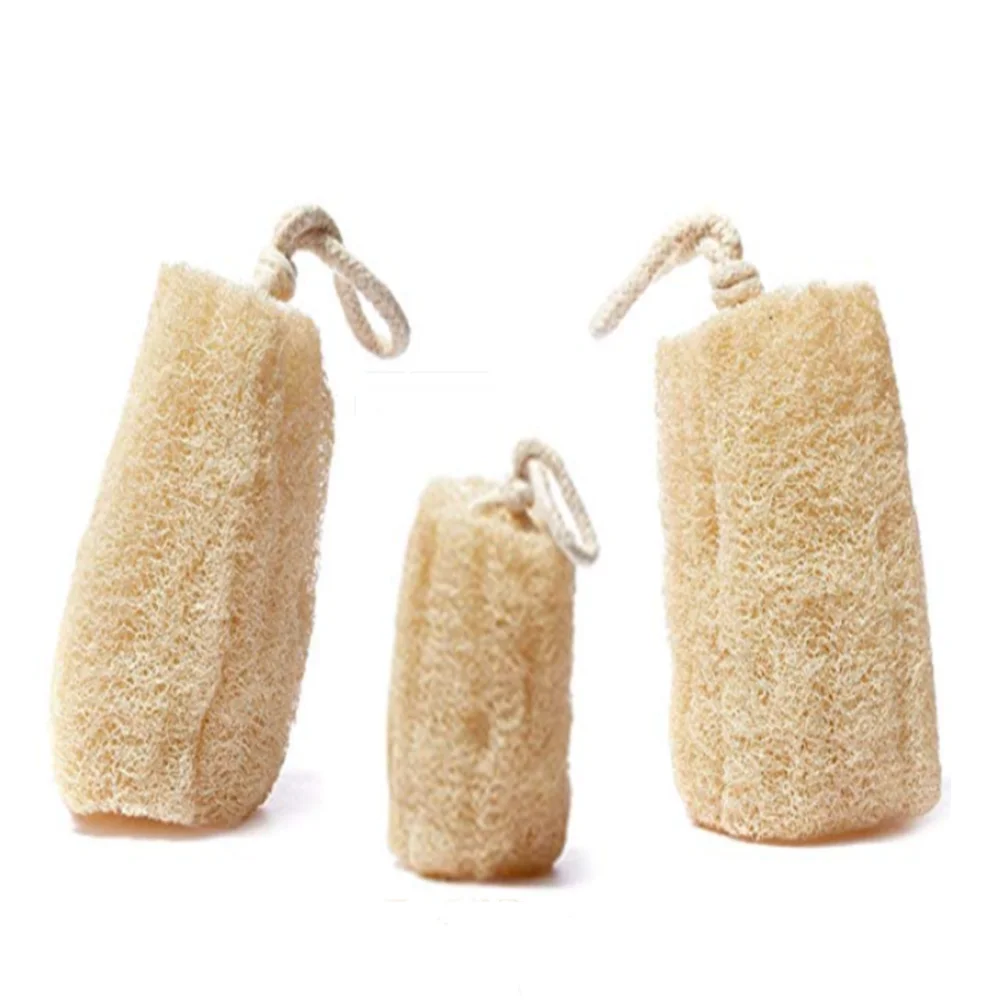 Eco-Friendly Biodegradable Natural Loofah Luffa Slice for Bath Face Body Exfoliating Shower Bath Natural Loofah