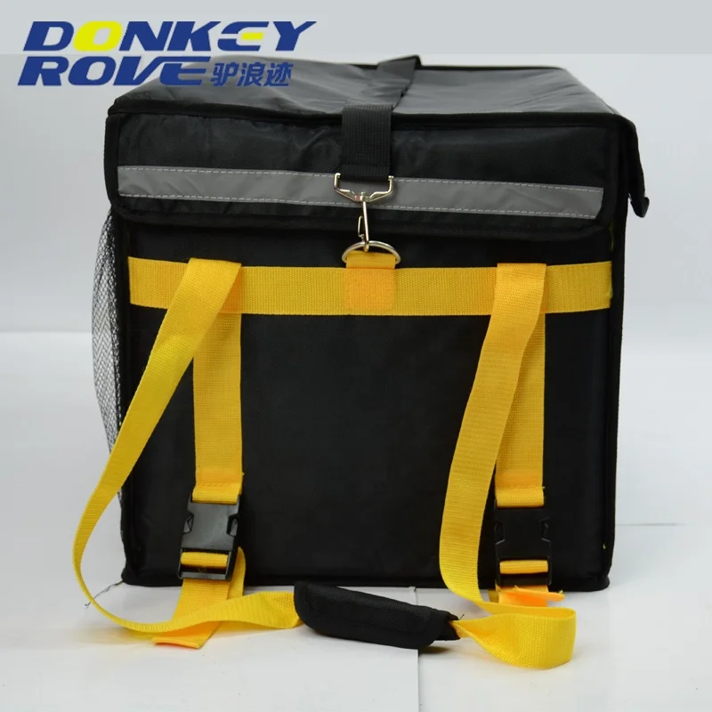 customized logo good performance waterproof 2h heat preservation  pizza delivery bag for bike