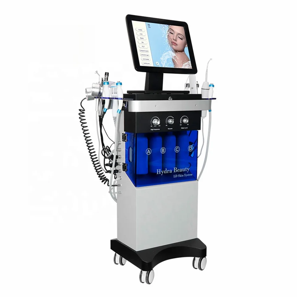 Professional best hydra peel skin oxygen facial microdermabrasion machine