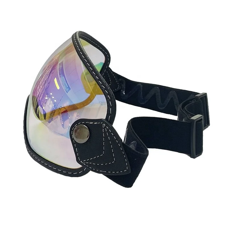 UV Protection Helmet Visor Motorcycle Goggles Glasses Helmet Protective Goggles Visor