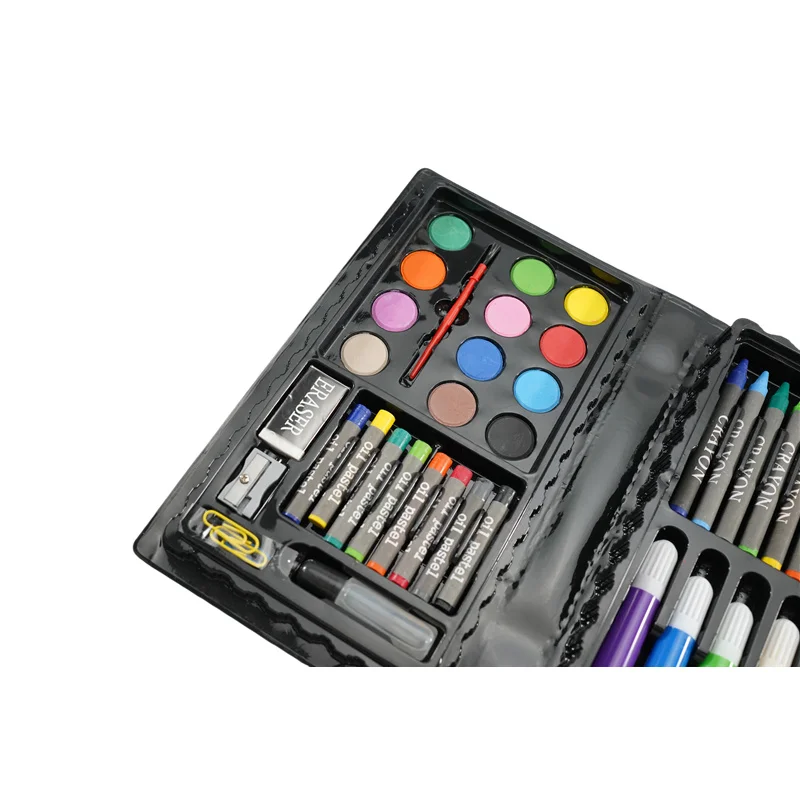 wholesale customization school children 43pcs pvc case for painting art sets