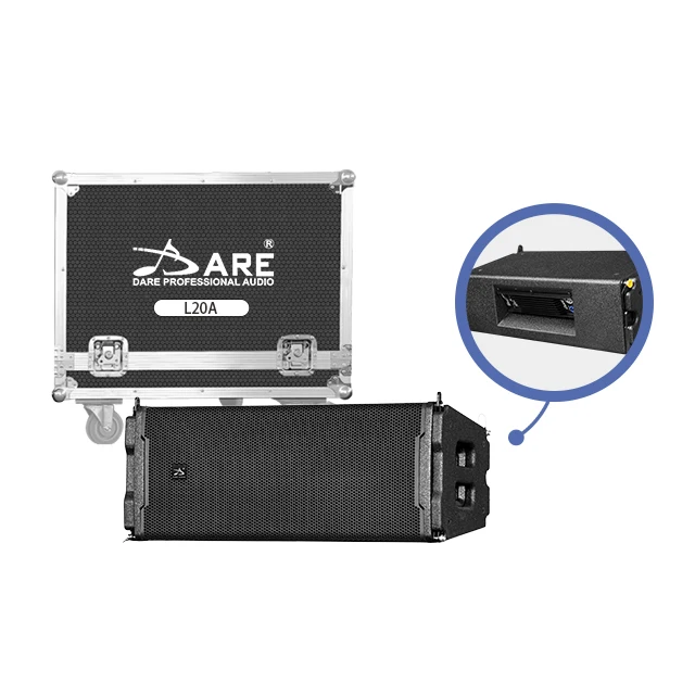 DARE Audio Dual 10 'динамиков с активной линейкой 21' сабвуфер Pa система для наружных мероприятий