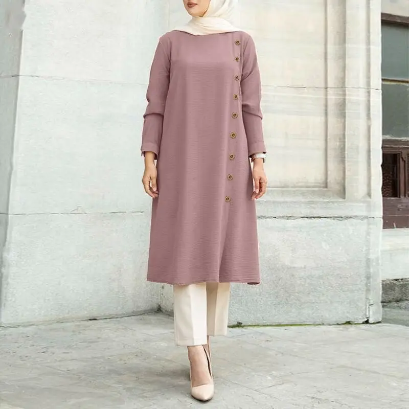 wholesale high quality  female top crepe Dress  for Muslim women