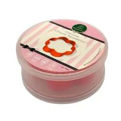 Kingforce Food grade 6pcs unique flower shape plastic cake mold cookie cutter set