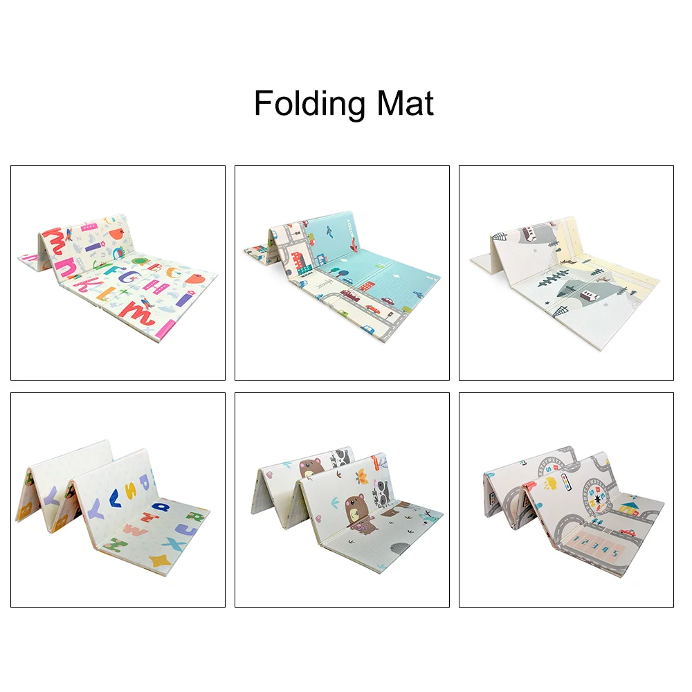 Wholesale Price Activity mat 1cm Thick rubber card game eco friendly baby play mat for children