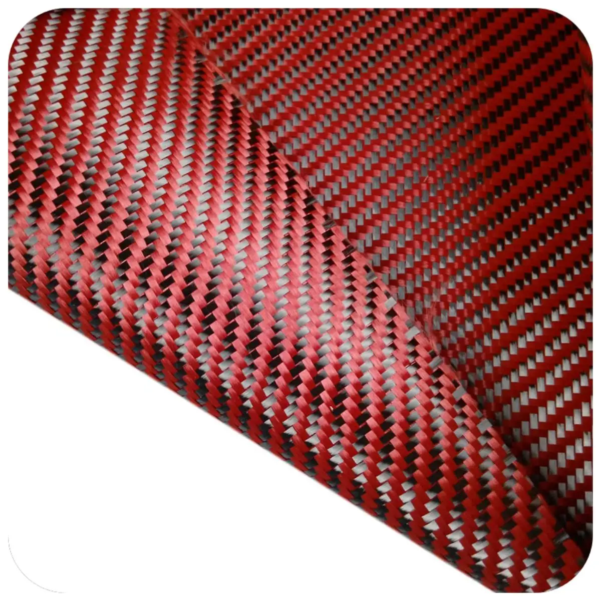 200G black and red twill Apple Huawei Samsung mobile phone case car modified carbon fiber kevlar fabric