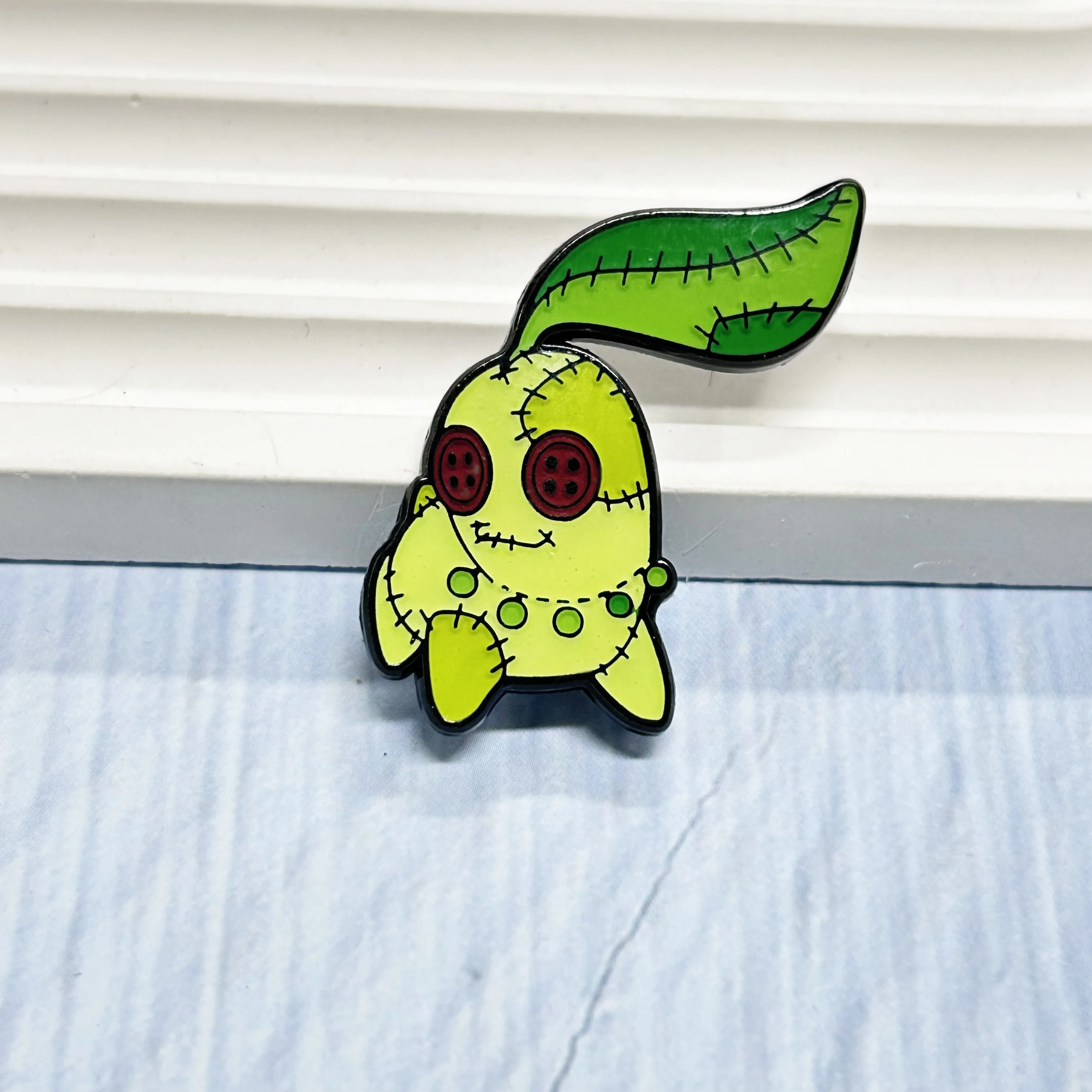 Cute pink snail boots green frog pattern custom personalized coloured with resin enamel pin