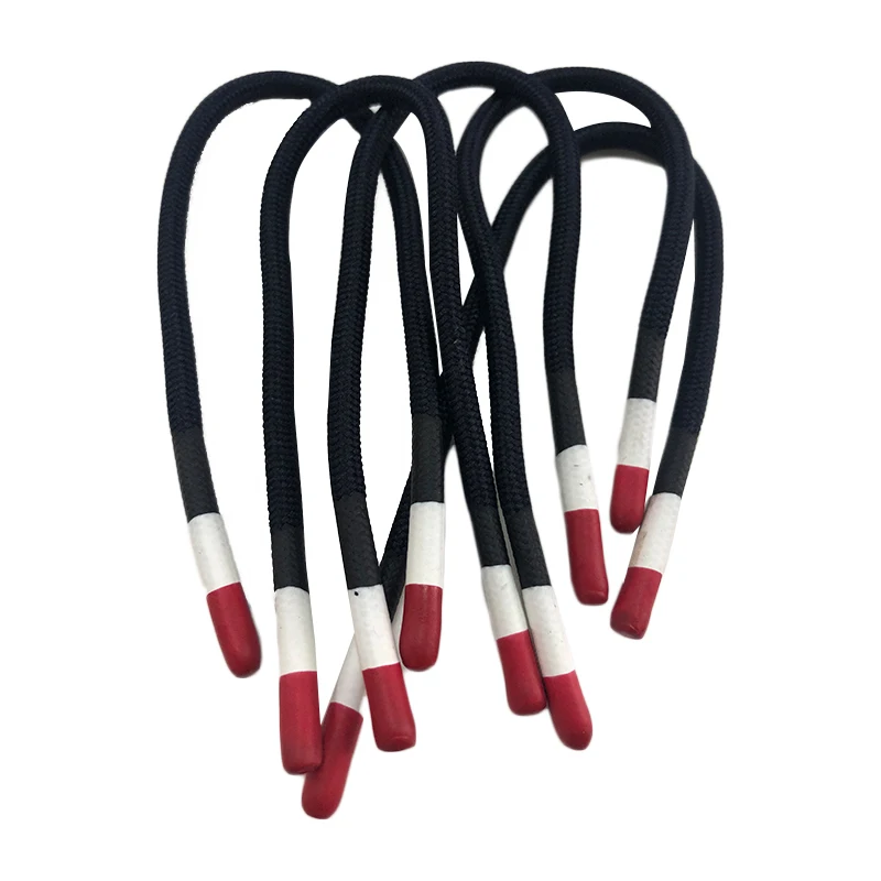 Лента с логотипом на заказ, оптовая продажа с завода, короткая круглая веревка, персонализированные декоративные веревки