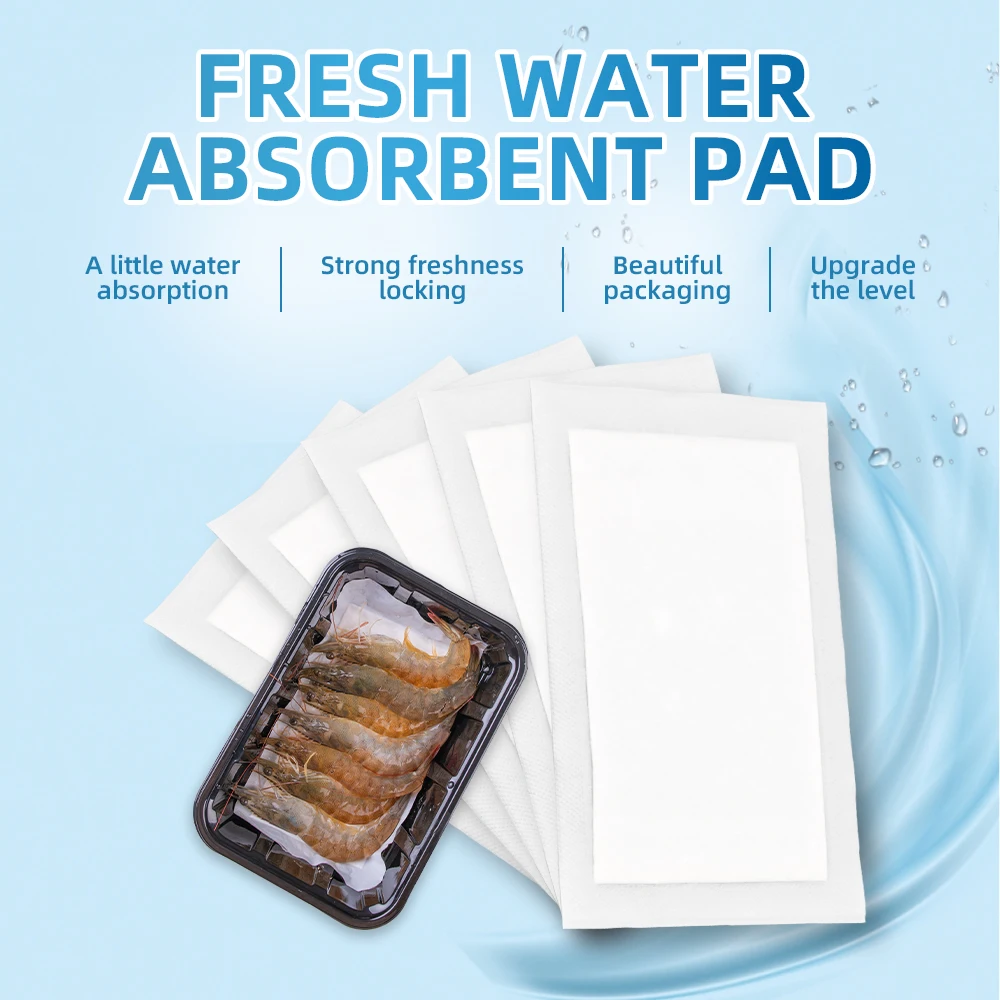 Absorbent pads for Meat packaging size 130x80mm