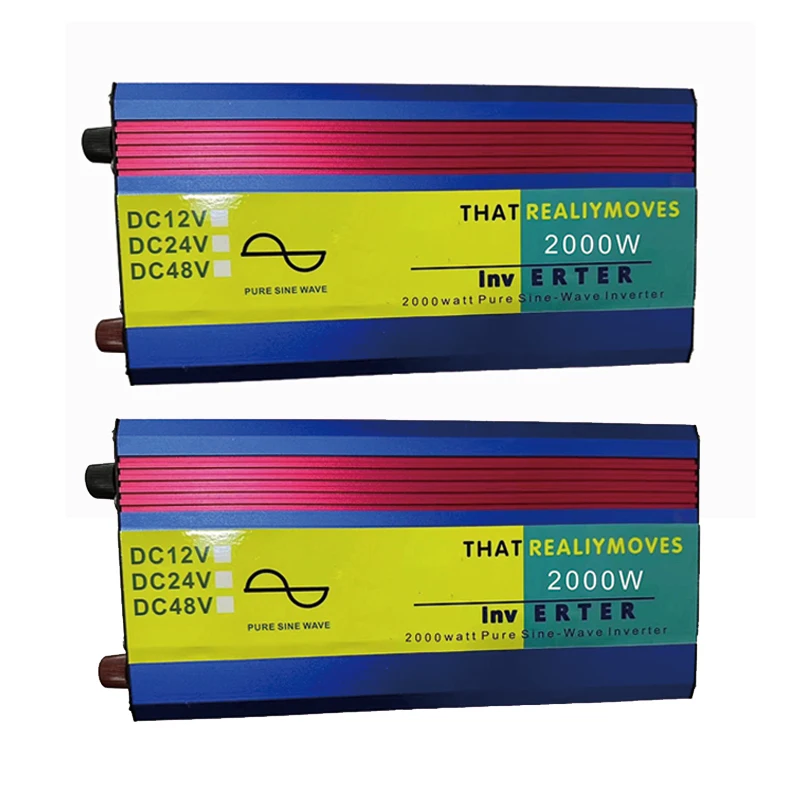 Pure sine wave inverter 12V 24V 48V to 110V 220V 300w 500w 2000w 3000w Multiple Voltage power Converters dc to ac power inverter