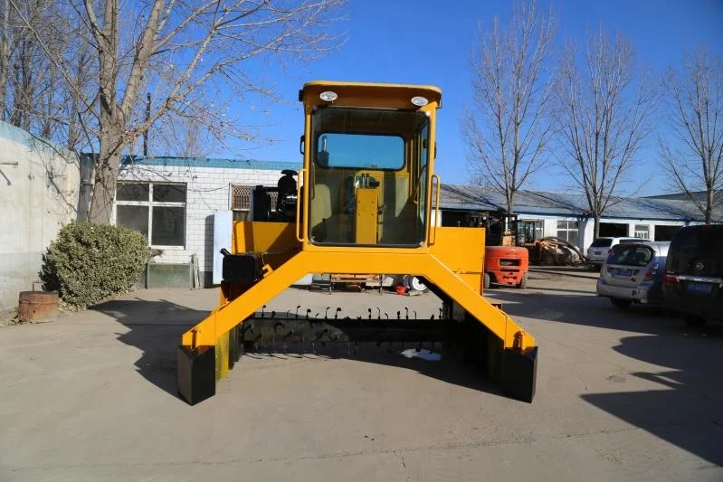 compost management machine bio organic fertilizers manure compost mixer turner
