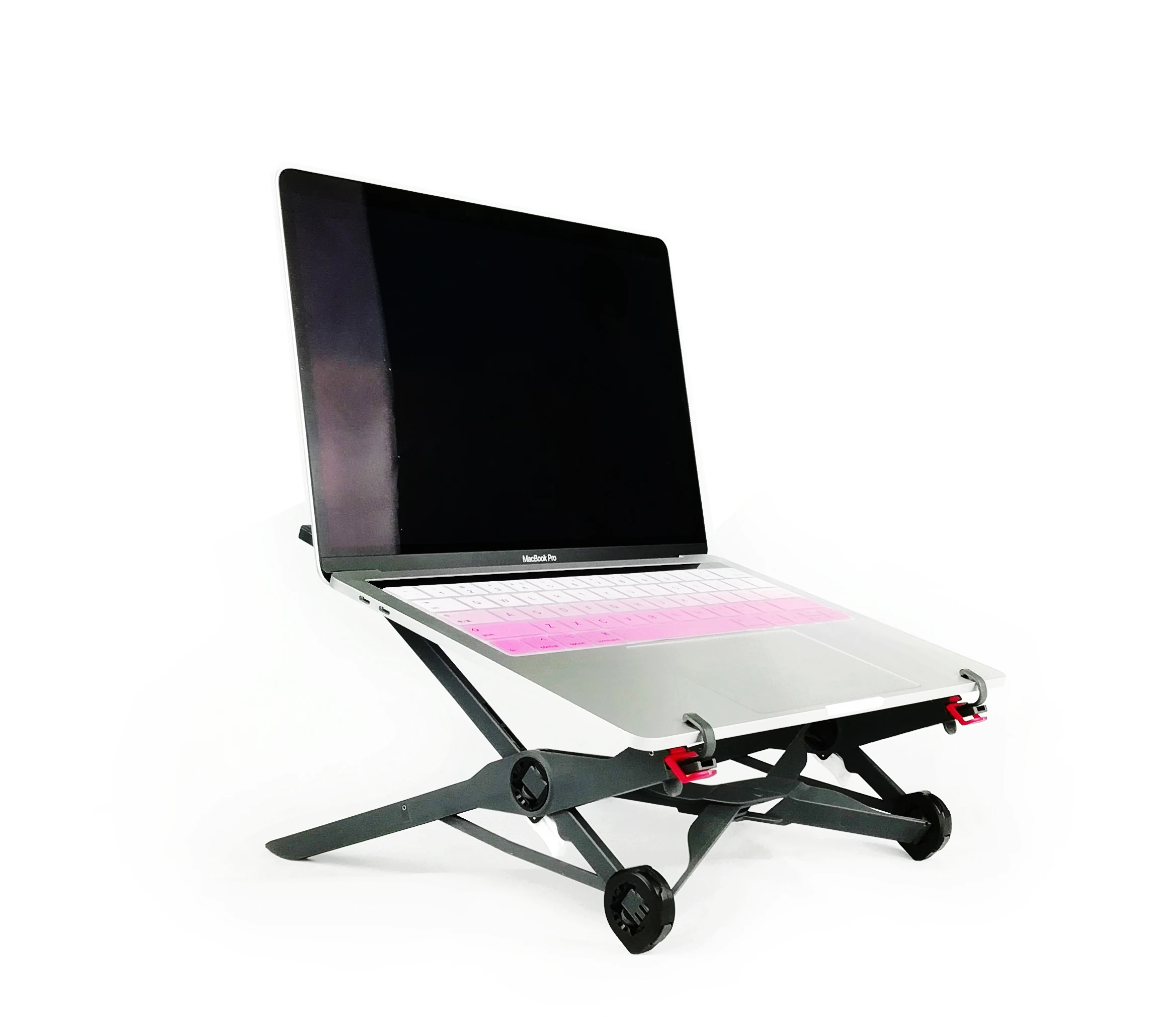YDG-LS002 360 Degree Portable Laptop Cooler Adjustable and FoldablePlastic Stand for Office Desk Laptop Accessories