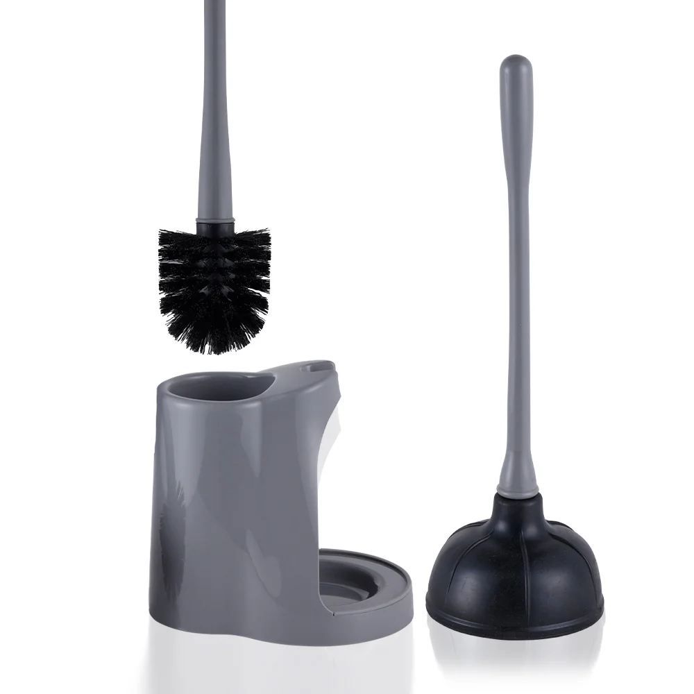 Оптовая продажа Плунжер и щетка для унитаза уборки ванной комнаты