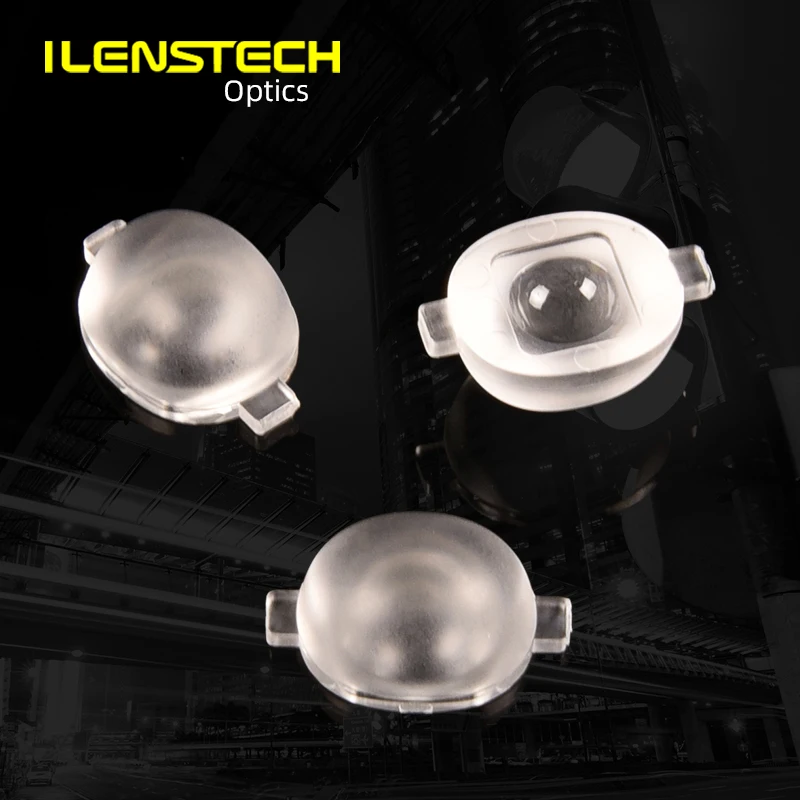 Ilenstech одиночные 60x90 градусов арахисовые светодиодные линзы для наружного освещения/светофора