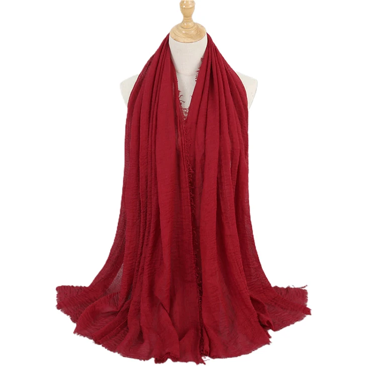 Мусульманские шарфы и шали Дубай бандана шарф хиджаб хлопковый шарф шаль 90X90 цепочка хиджаб