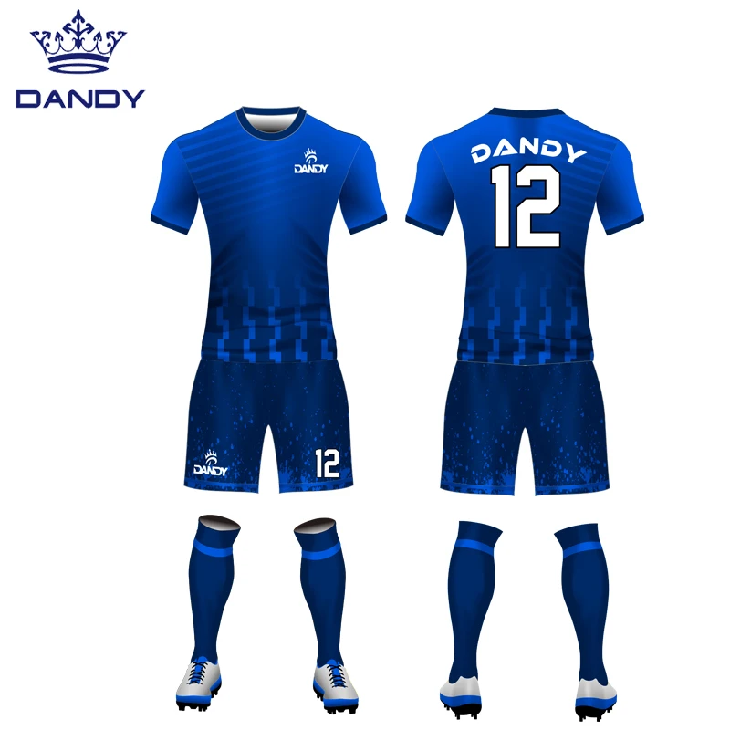 Custom Football Soccer Jerseys Set Quick Dry Football Team Shirts Soccer Uniforms Soccer Wear For Clubs