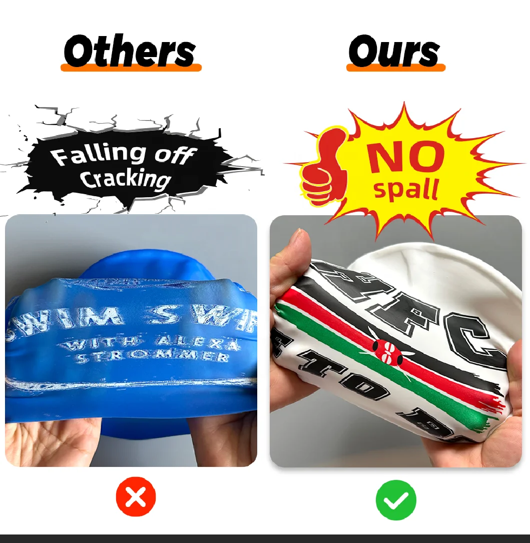 China Factory Custom OEM Logo Waterproof Arena Swim Cap Racing Silicone Swimming Cap