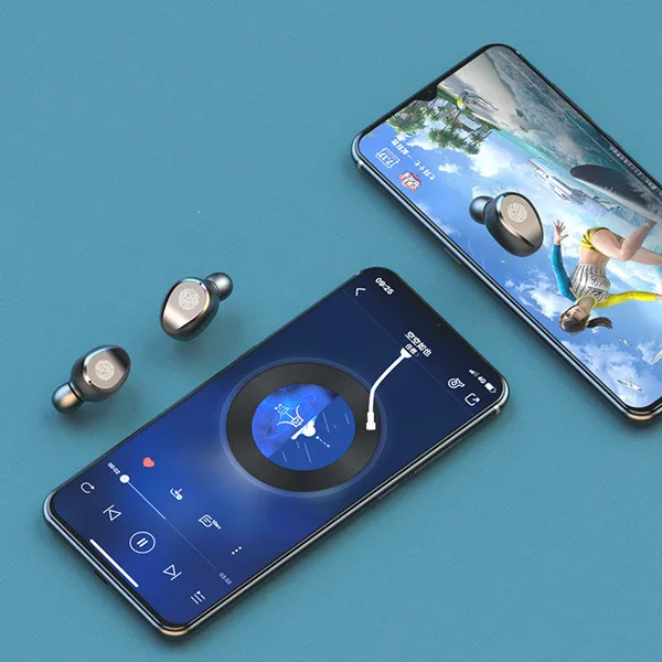 F9 с зарядным устройством 2000 мА/ч Auriculares Bluetooth беспроводная гарнитура наушники-вкладыши TWS наушники 3 в 1