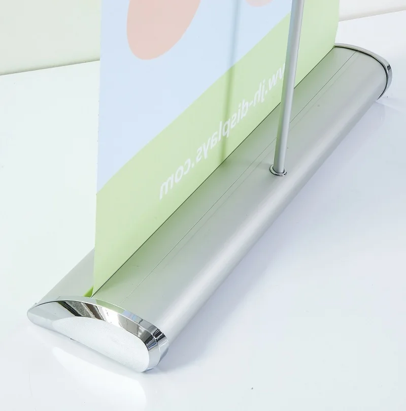 Luxury Wide base roll up banner stand 80 200 100 200 120 200cm