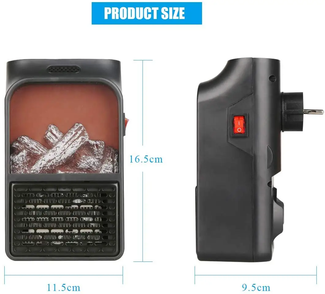 500W 220V Remote Control Mini Electric Heated Blanket Portable Spcae Element Heating Heater