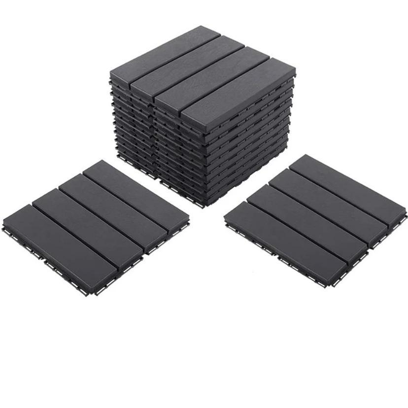 CO-PP Plasticgarage out door floor tiles with interlocking plastic base, deck tile, plastic roof floor tile