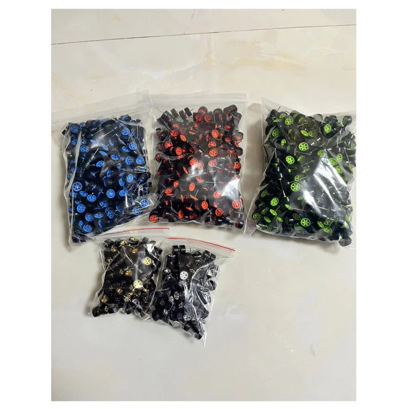 GDM Bearing version 1/64 car model caliper wheel hubs rubber tires and disc brake bearing ...
