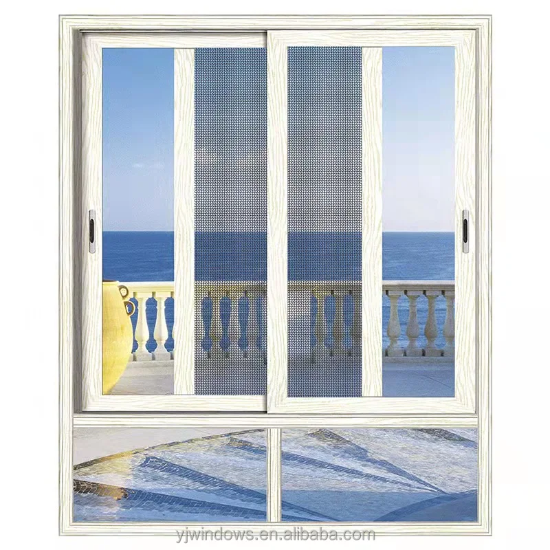 Simple Design Aluminium Sliding Window With Fly Screen Windows(old)
