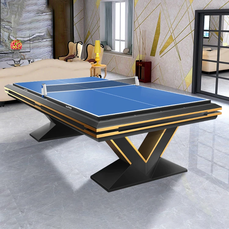 Hot selling adult sports 9 foot 8 foot solid wood marble billiard table