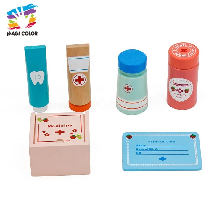Toy Ready To Ship kids educational wooden doctor toys for preschool W10D012