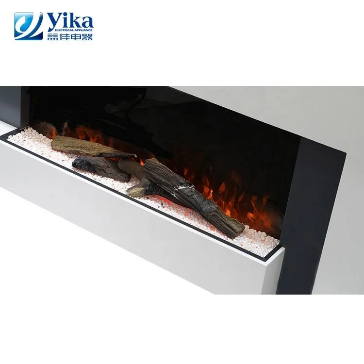 New product 1000W/2000W White gray effect surround european style electric fireplace