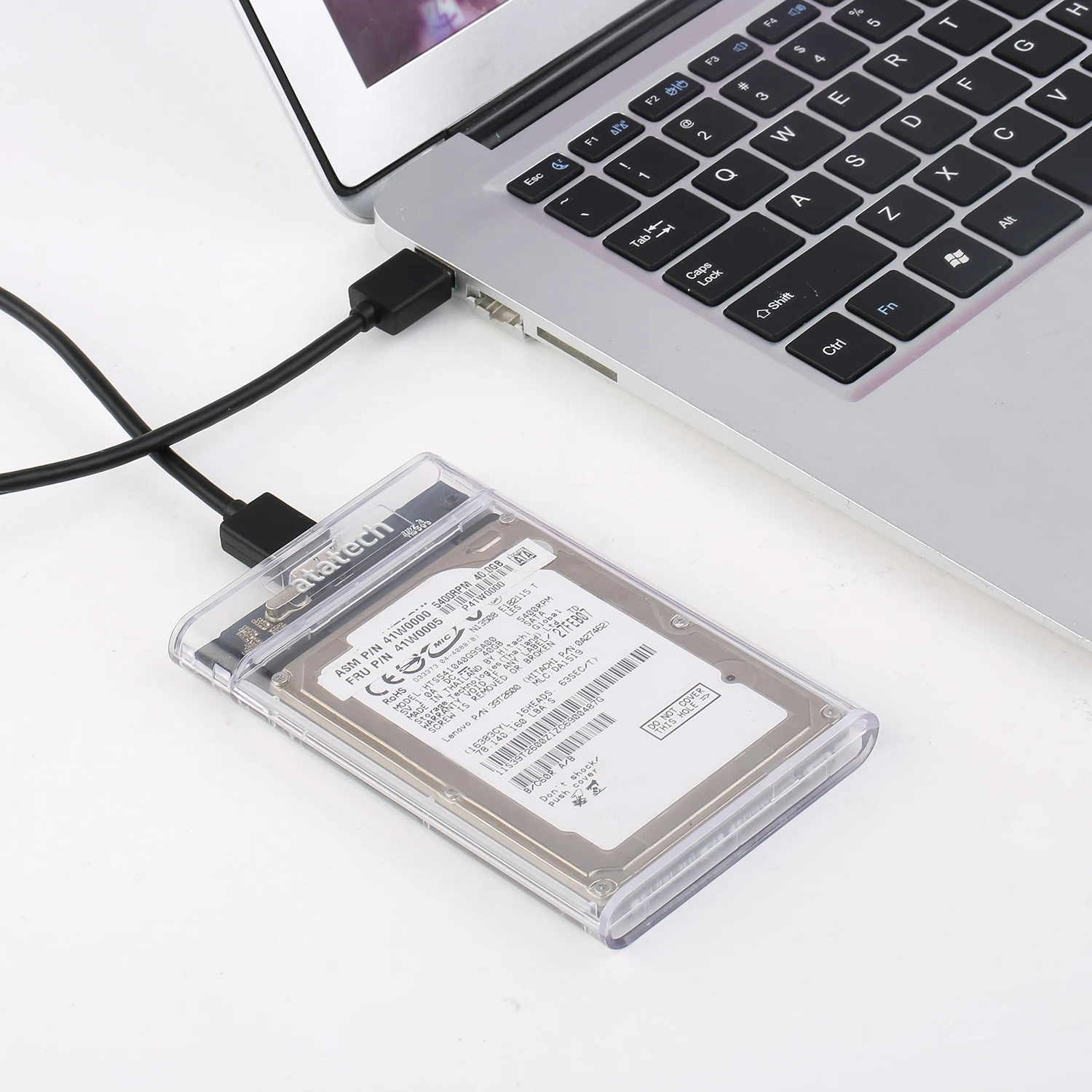 Transparent External Box Sata Usb 3.0 2.5 Inch Sata Hdd Enclosure Hard Disk Case 10tb Hard Disk Enclosure