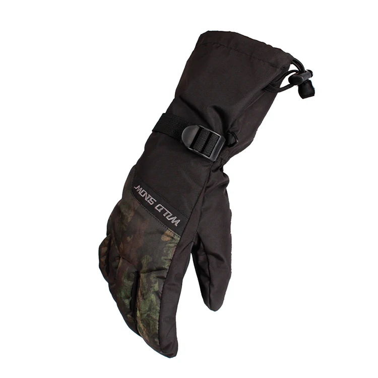 Fits Both Men & Women Customized Logo Ski Gloves Waterproof Breathable Snowboard Gloves Screen Touch Warm Winter Snow Gloves