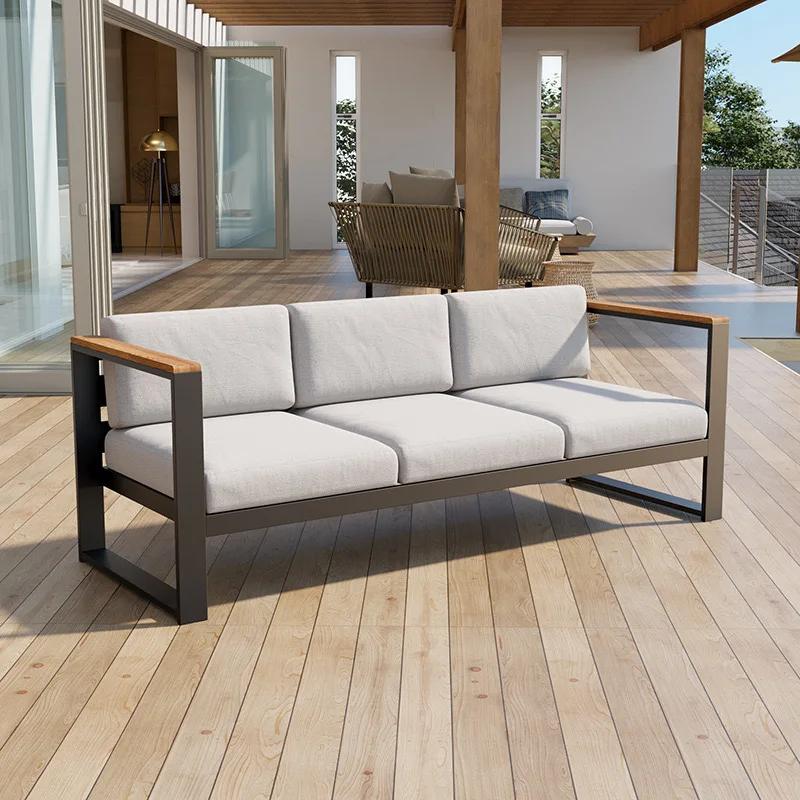 Metal Patio Couch Outdoor Modern Sectional Sale Outdoor Corner Sofa Set Metal Frame