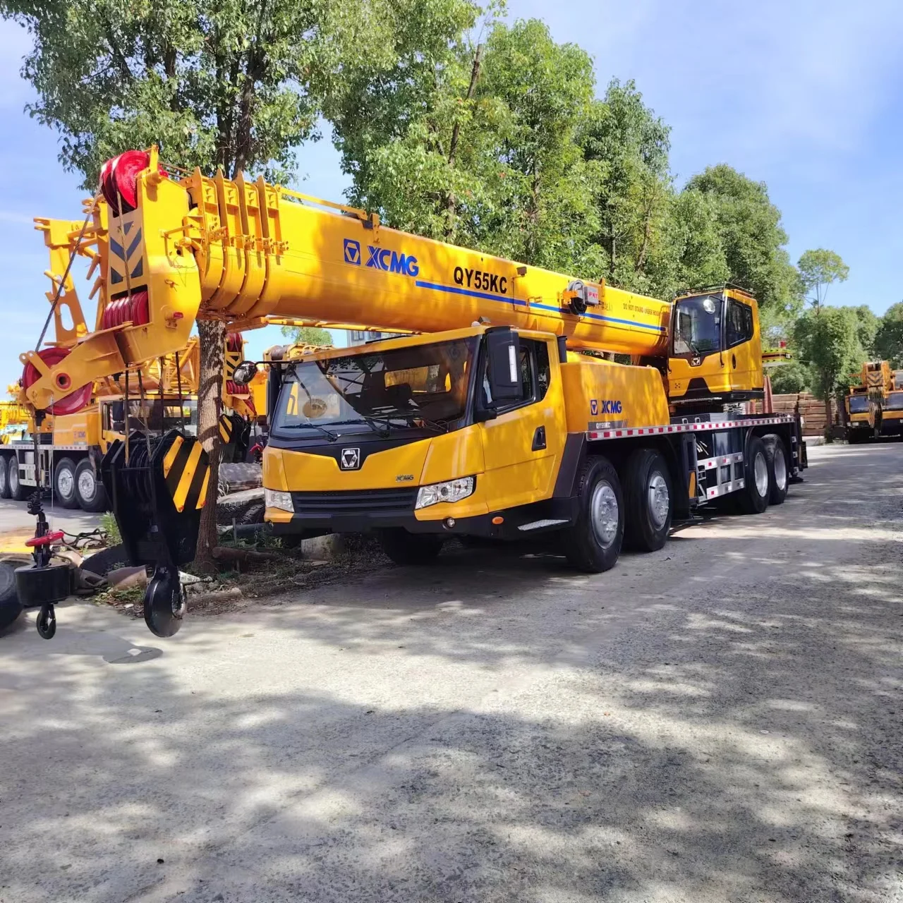 Used crane manufactured in 2020 QY55KC 55 tons crane original engine used truck crane spot goods good quality and low price
