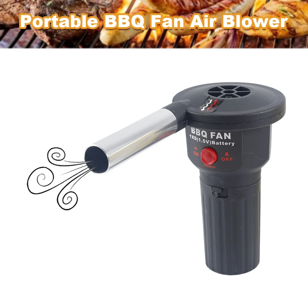 wholesale Manual Portable plastic bbq hand fan barbecue Electric air blower